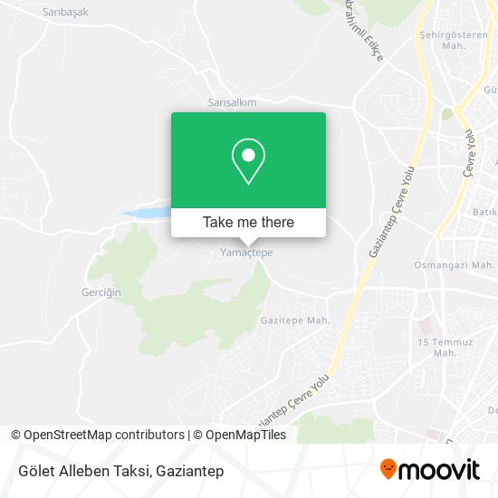 Gölet Alleben Taksi map