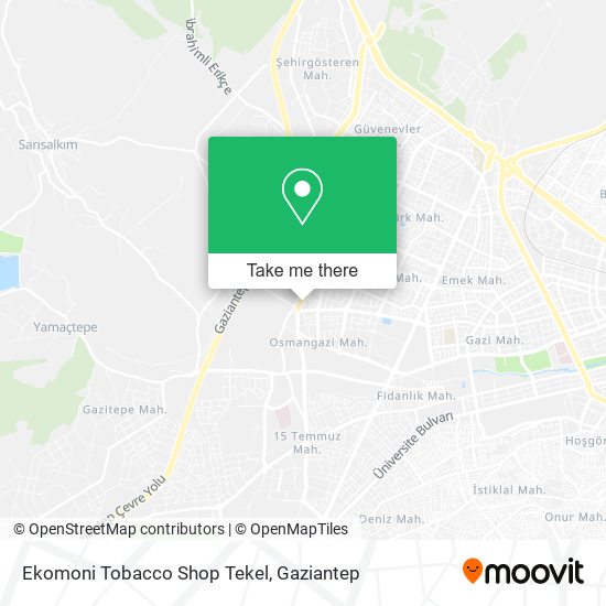 Ekomoni Tobacco Shop Tekel map