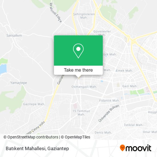Batıkent Mahallesi map