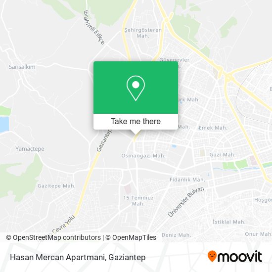 Hasan Mercan Apartmani map