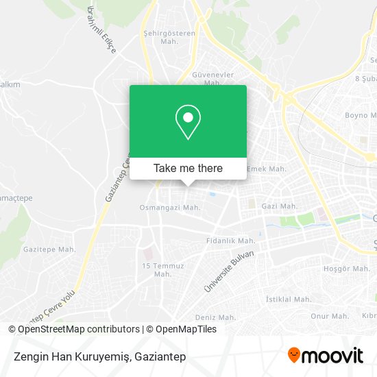 Zengin Han Kuruyemiş map