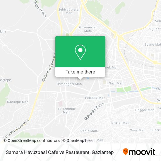 Samara Havuzbasi Cafe ve Restaurant map