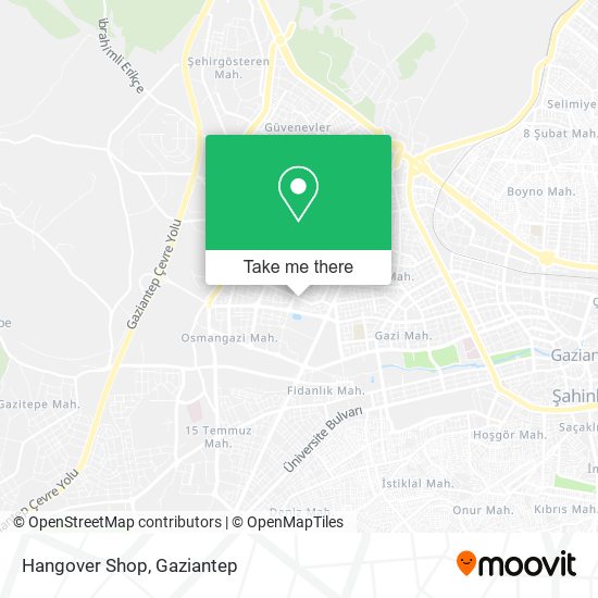 Hangover Shop map