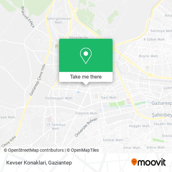 Kevser Konaklari map