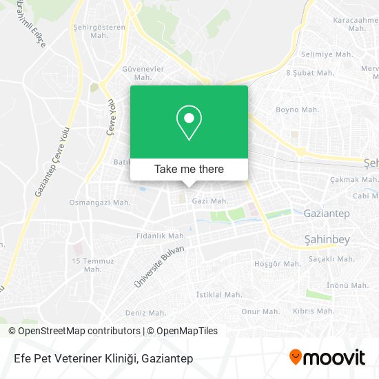 Efe Pet Veteriner Kliniği map