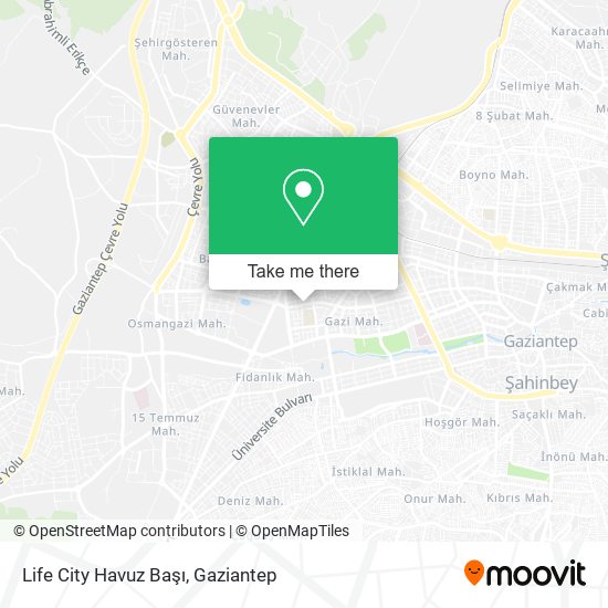 Life City Havuz Başı map