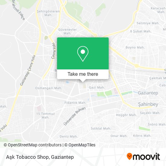 Aşk Tobacco Shop map