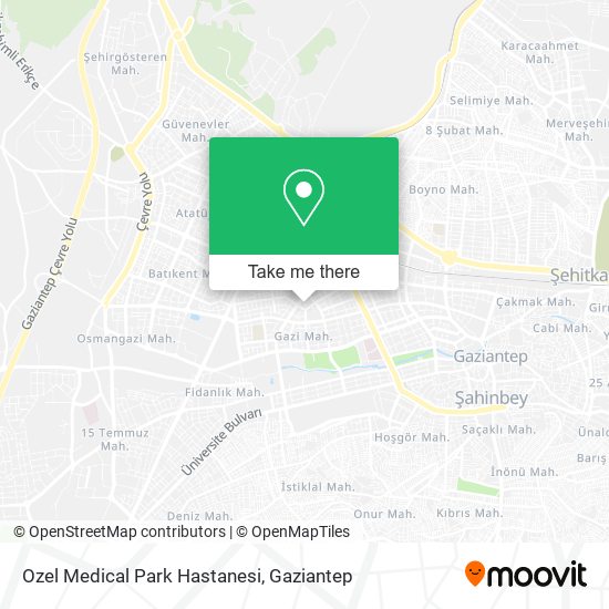 Ozel Medical Park Hastanesi map