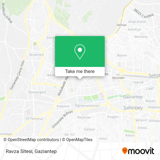 Ravza Sitesi map