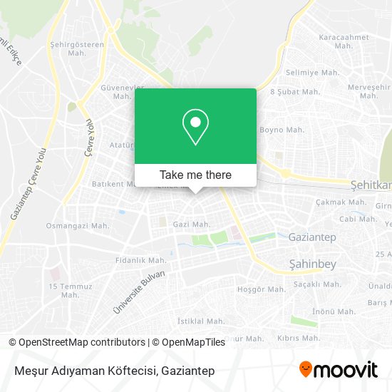 Meşur Adıyaman Köftecisi map
