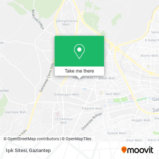 Işık Sitesi map