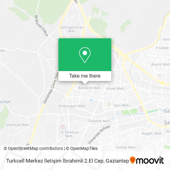 Turkcell Merkez İletişim İbrahimli 2.El Cep map
