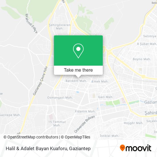 Halil & Adalet Bayan Kuaforu map