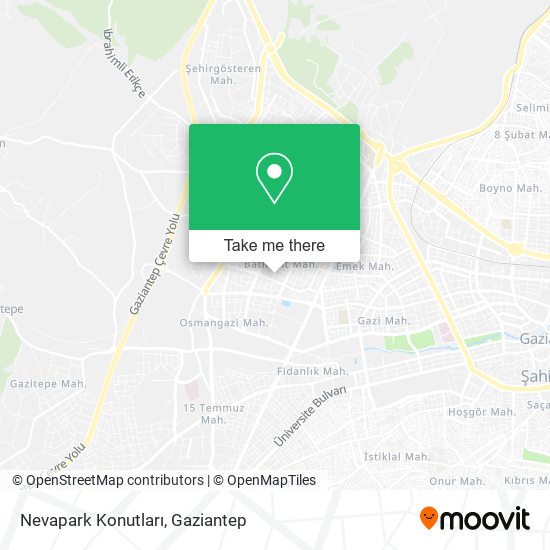 Nevapark Konutları map