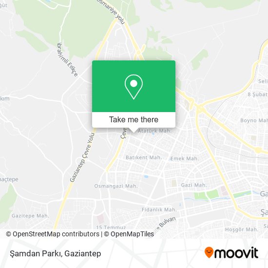 Şamdan Parkı map