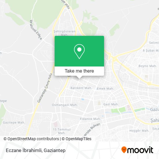 Eczane İbrahimli map