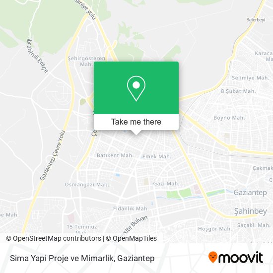 Sima Yapi Proje ve Mimarlik map