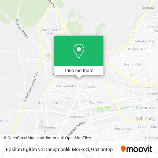 Epsilon Eğitim ve Danışmanlık Merkezi map