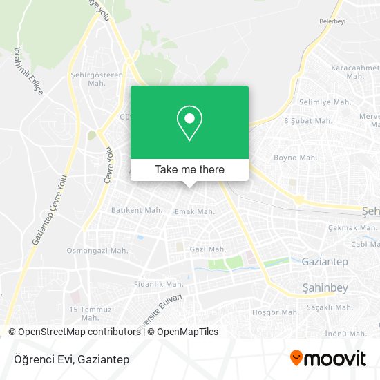 Öğrenci Evi map