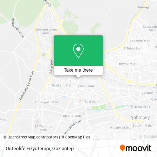 Osteolıfe Fızyoterapı map