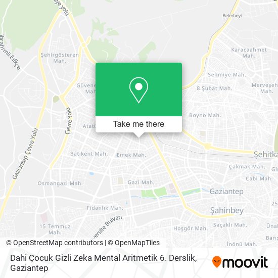 Dahi Çocuk Gizli Zeka Mental Aritmetik 6. Derslik map