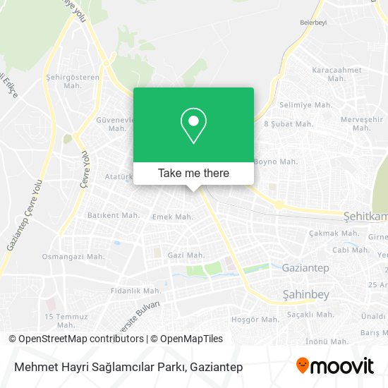 Mehmet Hayri Sağlamcılar Parkı map
