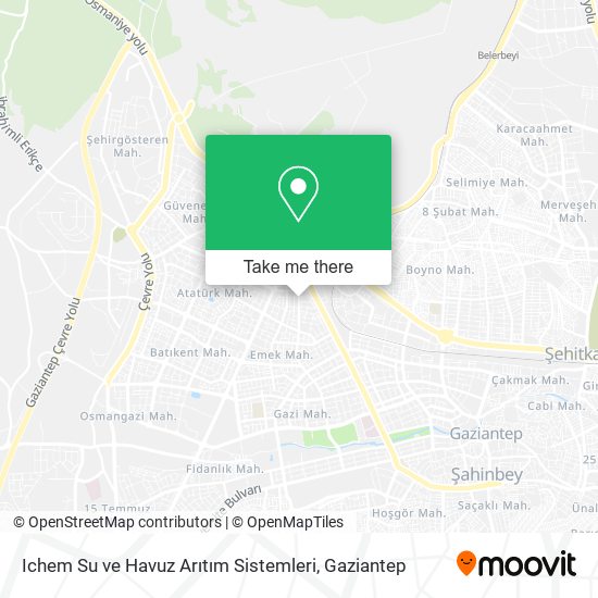 Ichem Su ve Havuz Arıtım Sistemleri map