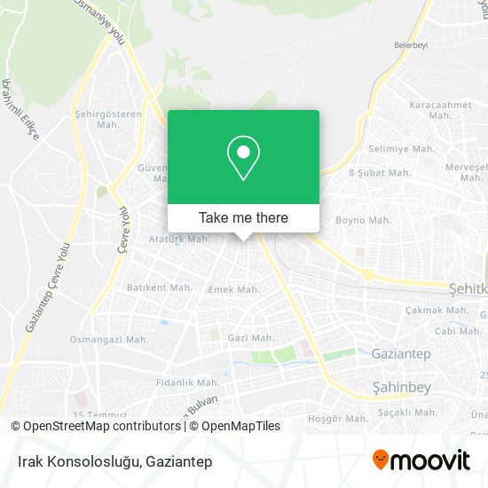 Irak Konsolosluğu map