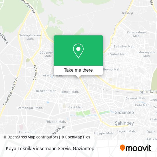 Kaya Teknik Viessmann Servis map