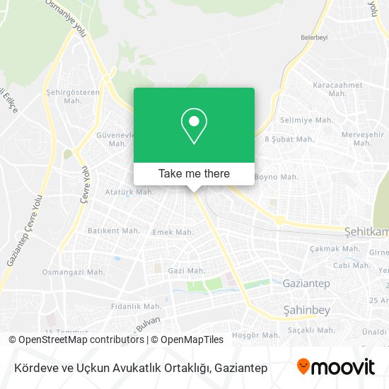Kördeve ve Uçkun Avukatlık Ortaklığı map