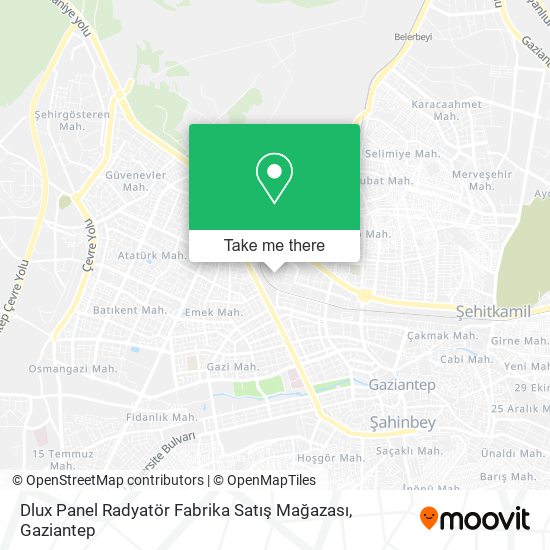 Dlux Panel Radyatör Fabrika Satış Mağazası map