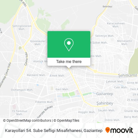 Karayollari 54. Sube Sefligi Misafirhanesi map