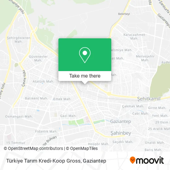 Türkiye Tarım Kredi-Koop Gross map