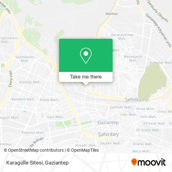 Karagülle Sitesi map