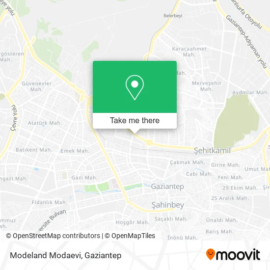 Modeland Modaevi map