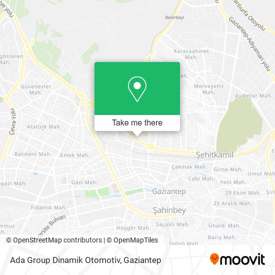 Ada Group Dinamik Otomotiv map