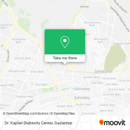 Dr. Kaplan Diabesity Center map