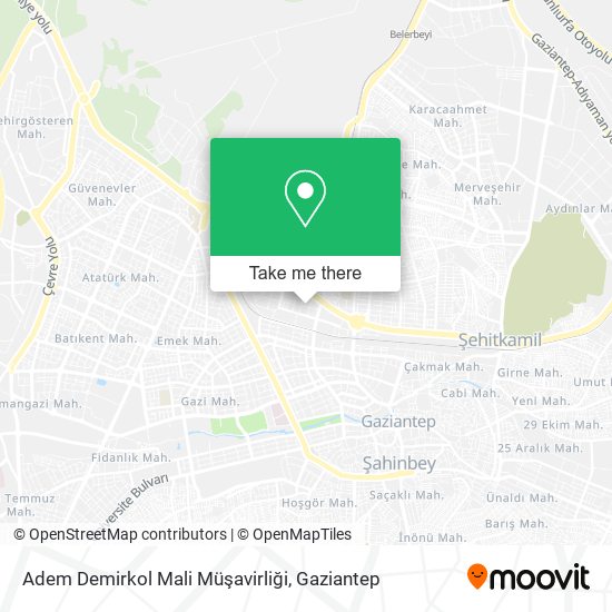 Adem Demirkol Mali Müşavirliği map