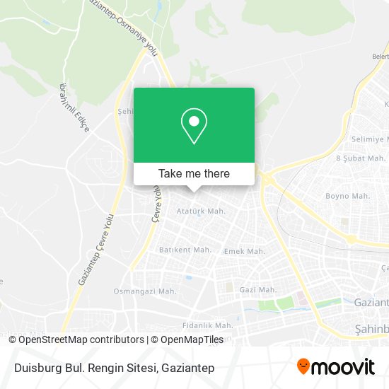 Duisburg Bul. Rengin Sitesi map