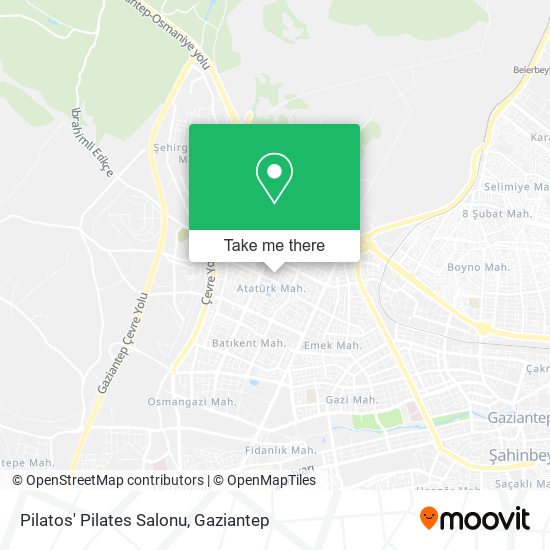 Pilatos' Pilates Salonu map