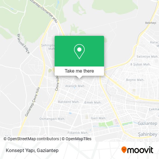 Konsept Yapı map