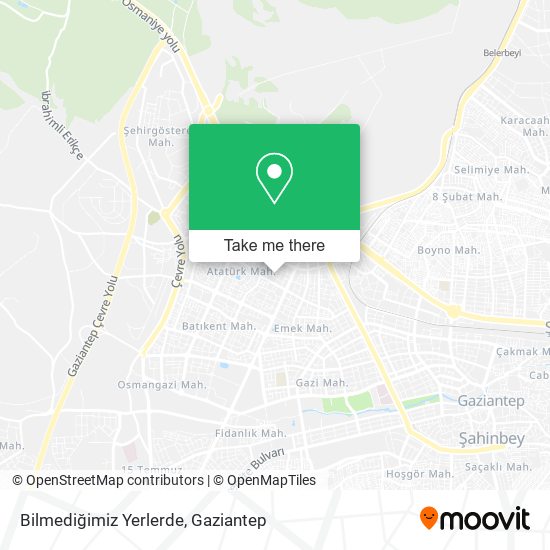 Bilmediğimiz Yerlerde map