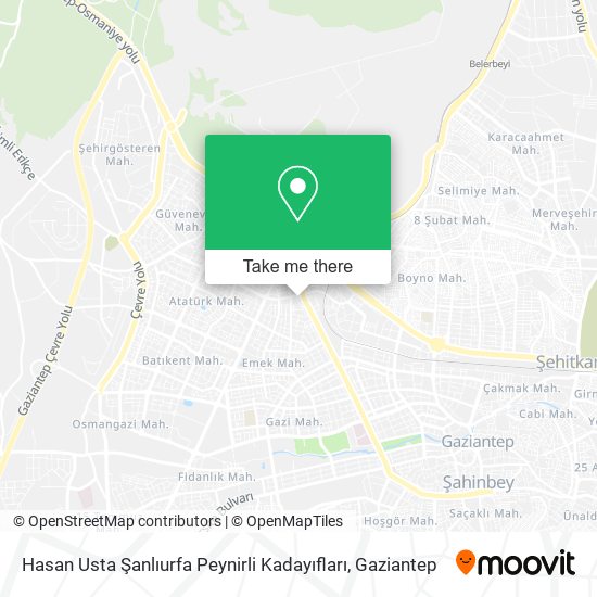 Hasan Usta Şanlıurfa Peynirli Kadayıfları map