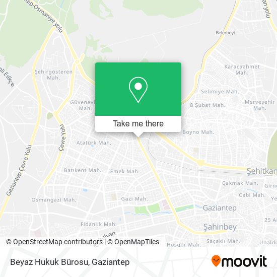 Beyaz Hukuk Bürosu map