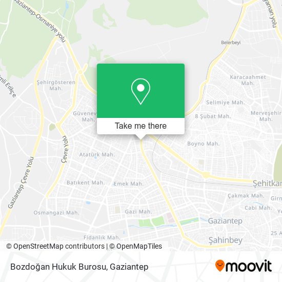 Bozdoğan Hukuk Burosu map