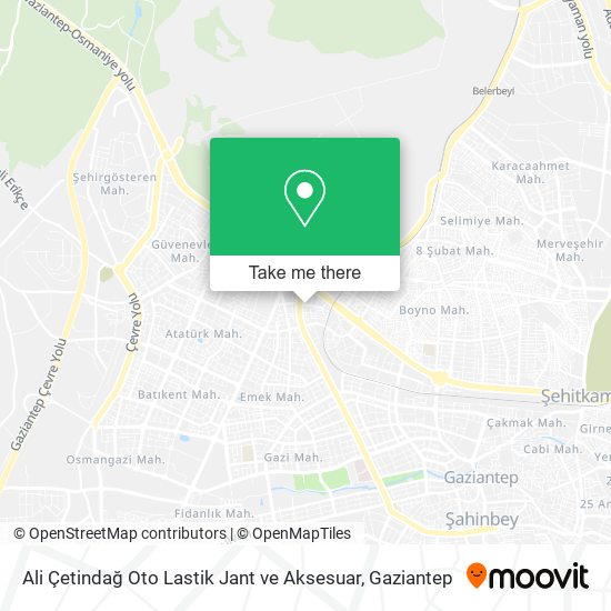 Ali Çetindağ Oto Lastik Jant ve Aksesuar map