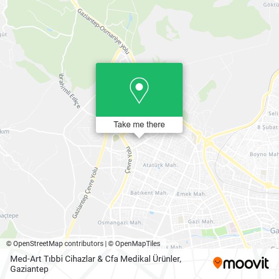 Med-Art Tıbbi Cihazlar & Cfa Medikal Ürünler map