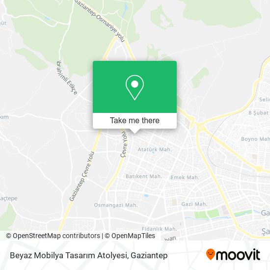 Beyaz Mobilya Tasarım Atolyesi map
