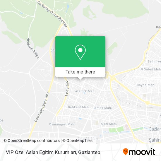 VIP Özel Aslan Eğitim Kurumları map