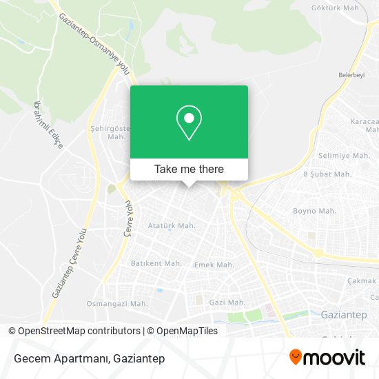 Gecem Apartmanı map